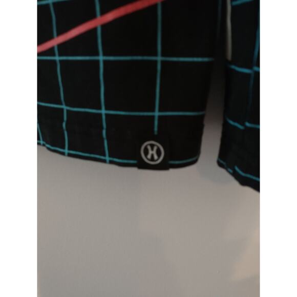 Hudson Outerwear Men's XL Shirt Black T-Shirt Grid Pattern Number Line Crewneck - Picture 4 of 16